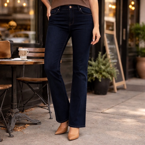 DG2 by Diane Gilman Denim - DG2 DIANE GILMAN Jeans Stretch Denim Bootcut Dark Blue Rinse Women’s 20W EUC